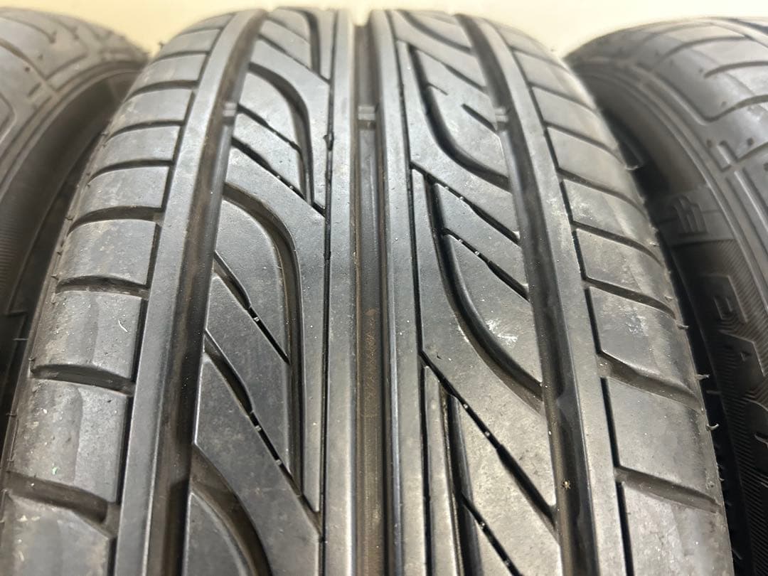 165/55R14バリ山14×6J 4H +45 鉄ホイールセット　軽カー