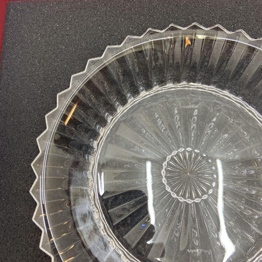 【未使用】Baccarat バカラ ミルニュイ プレート19.5ｃｍ 　深皿