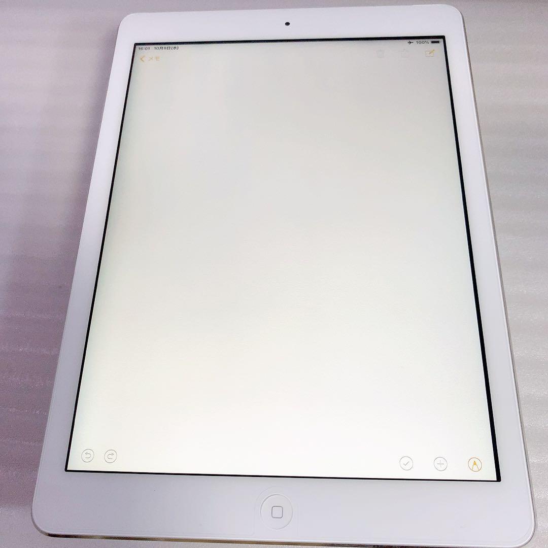 即日発送！Apple iPad Air 16GB（AU）【バッテリー96.5%