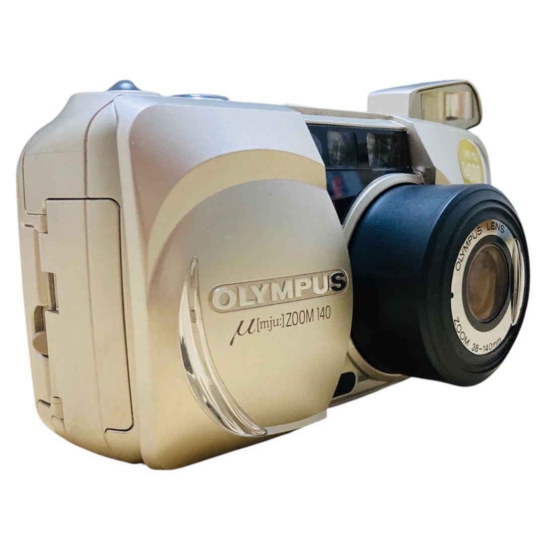 【美品】OLYMPUS μ [mju] ZOOM 140 フィルムカメラ