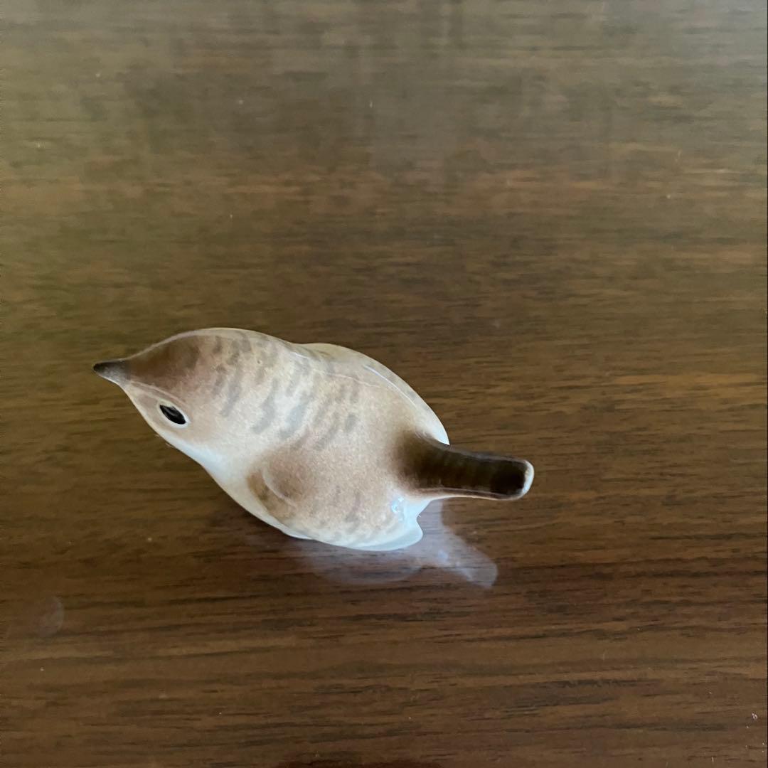 ロモノーソフ　フィギュリン　フィギュア　ミソサザイ　Made in USSR