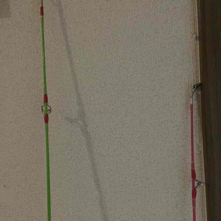 説明必ず読んで下さい  ゼニスバタフライロッド ライトグリーン&ピンク