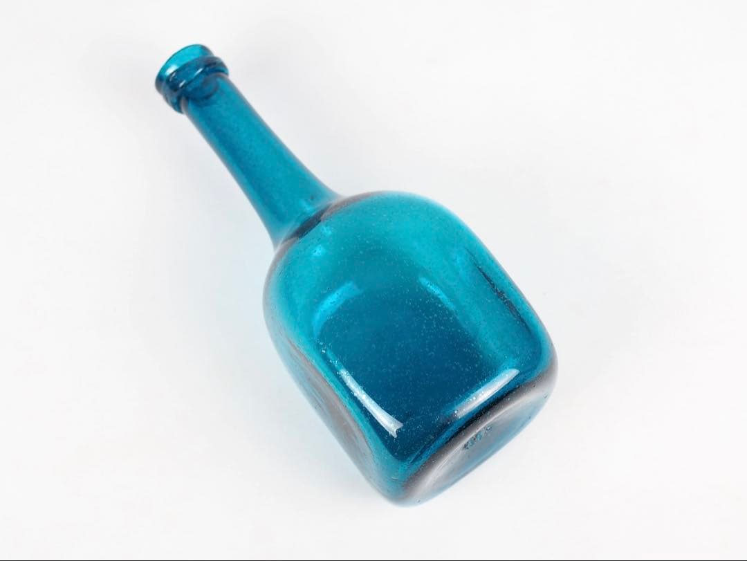 倉敷ガラス 小谷眞三 角瓶 花瓶 一輪挿し 民藝 民芸