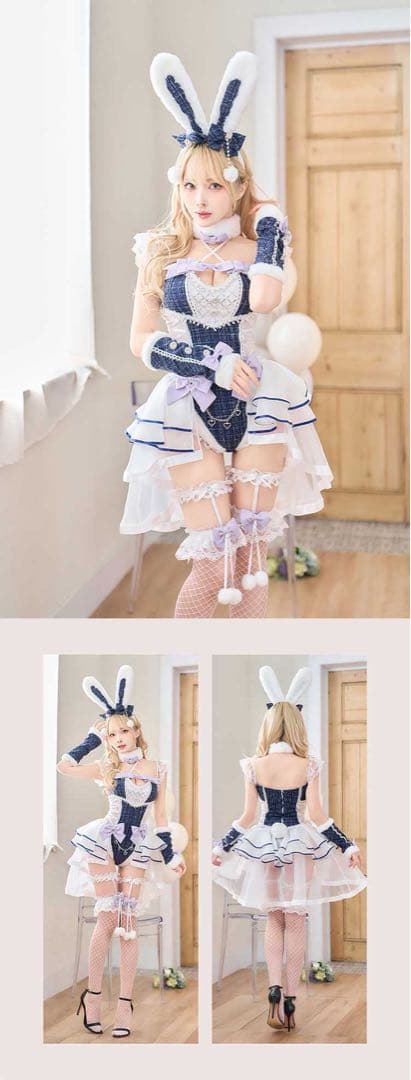 【Malymoon】ベルチュールツイードバニー《オリジナルコスプレ8点セット》