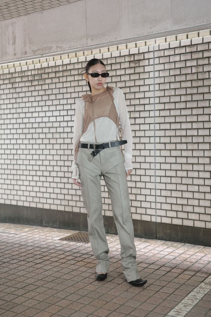 【美品】POOLDE Double Take Belt 本革ベルト カウレザー