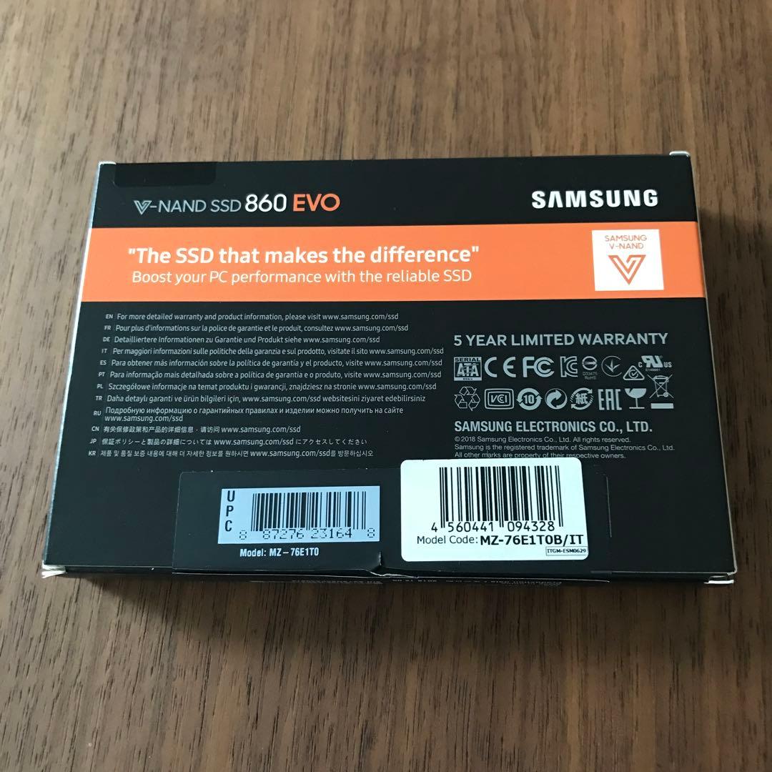 【新品未使用】Samsung SSD 860EVO 1TB