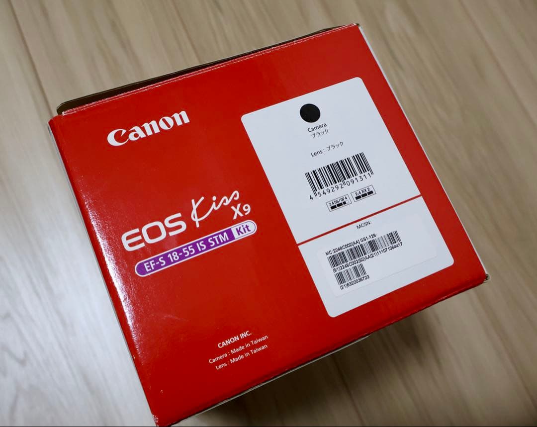 【美品】Canon EOS Kiss X9 標準＋広角レンズキット SDカード付