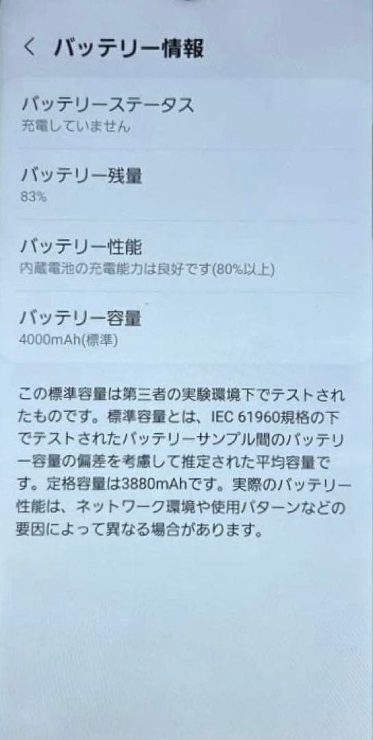 SAMSUNG GALAXY A22 SC-56B スマホ 中古品