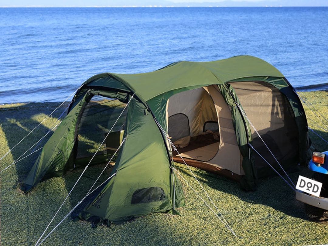 関*子様 週末限定オークション　DOD カマボコテント3S カーキ　T3-688