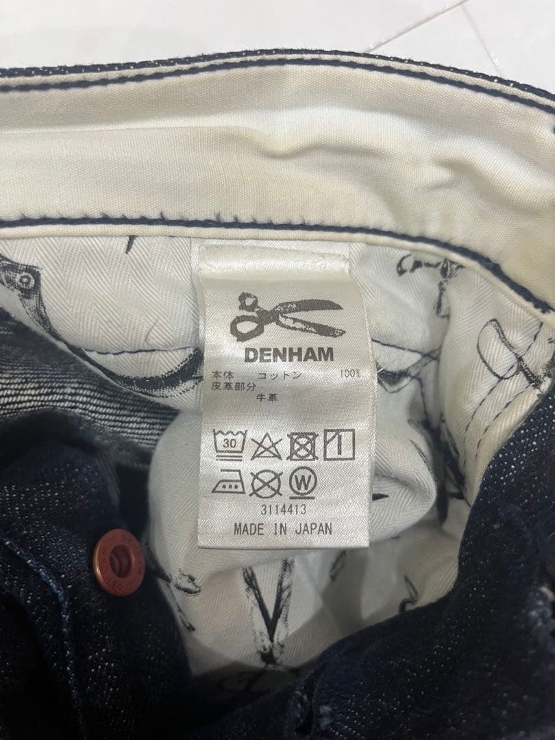 DENHAM クロスバッグ MIJLTV デニム W31 濃紺 限定品 410着