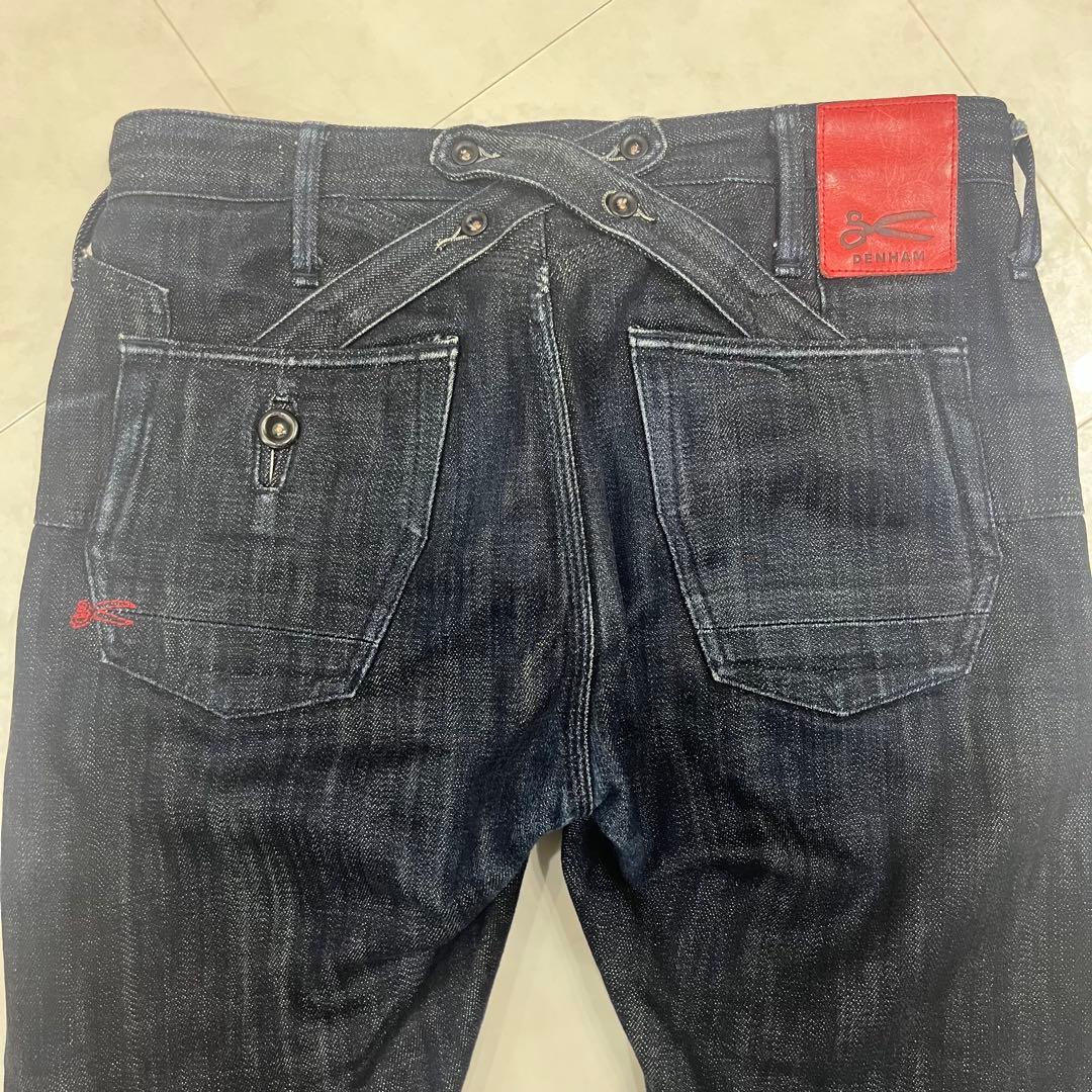 DENHAM クロスバッグ MIJLTV デニム W31 濃紺 限定品 410着