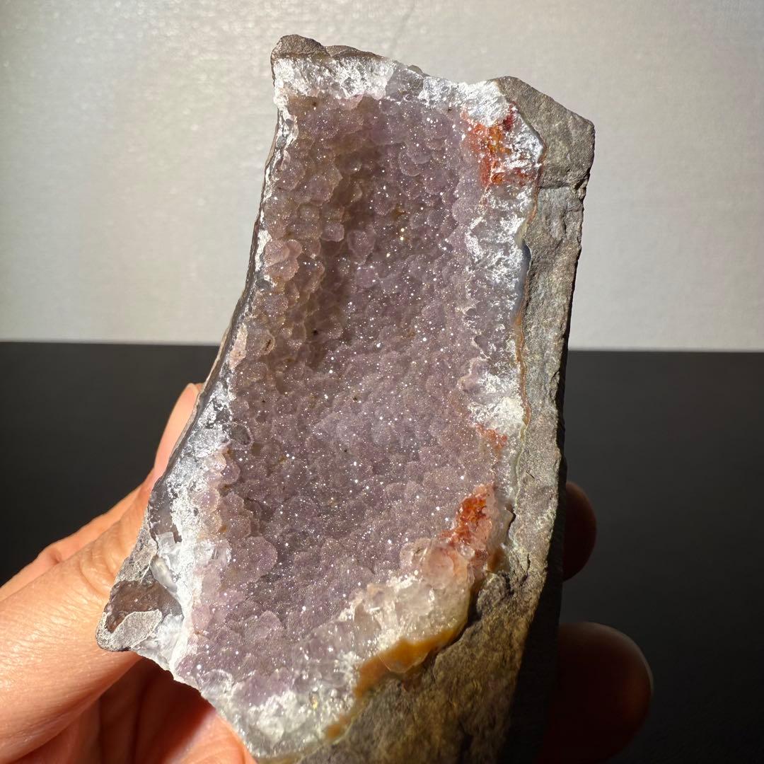 天然石シュガーアメジストの原石　置物　鉱物NO.013006