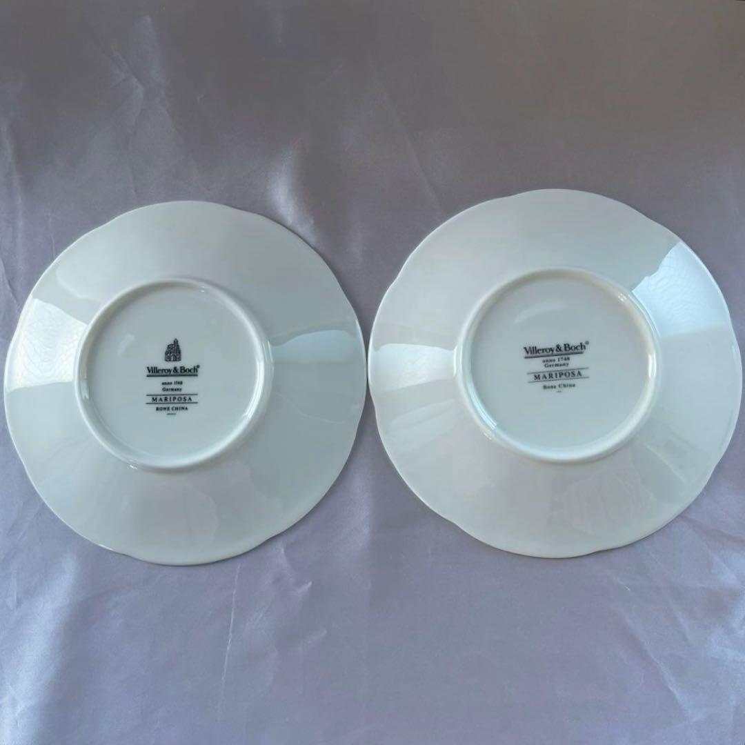 ビレロイ&ボッホ　マリポーサ カップ&ソーサーとプレート2種類の2セット