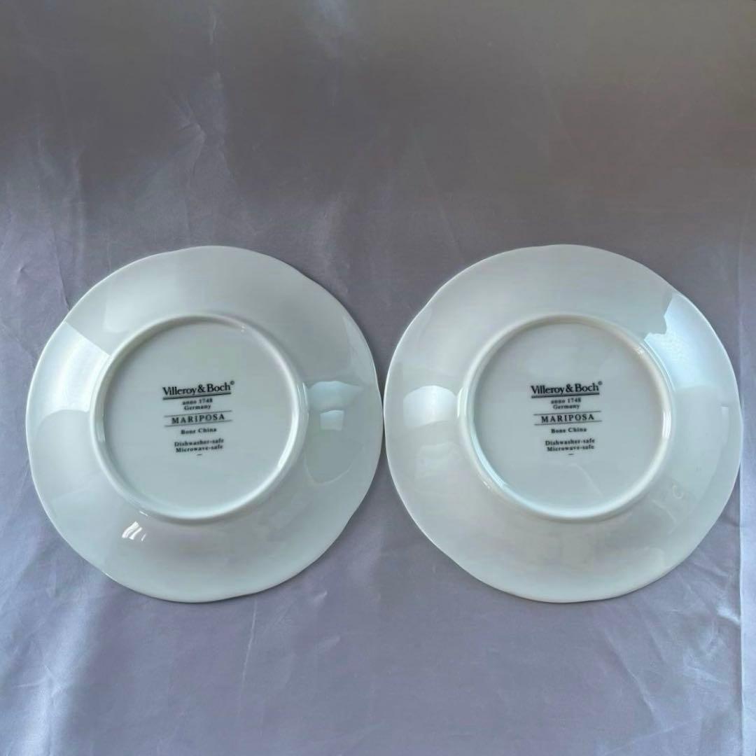 ビレロイ&ボッホ　マリポーサ カップ&ソーサーとプレート2種類の2セット