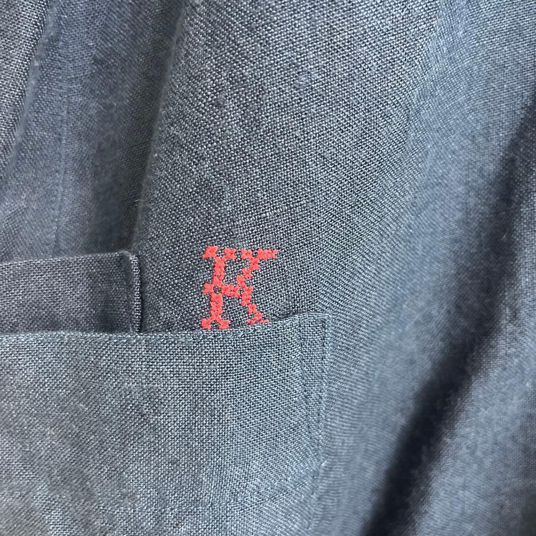 kapoc 割烹着 紺色