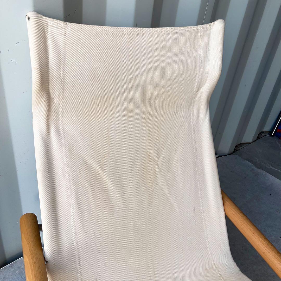 取付無料！ニーチェアX ナチュラルキャンバス地 折り畳み可リラックスチェア✨