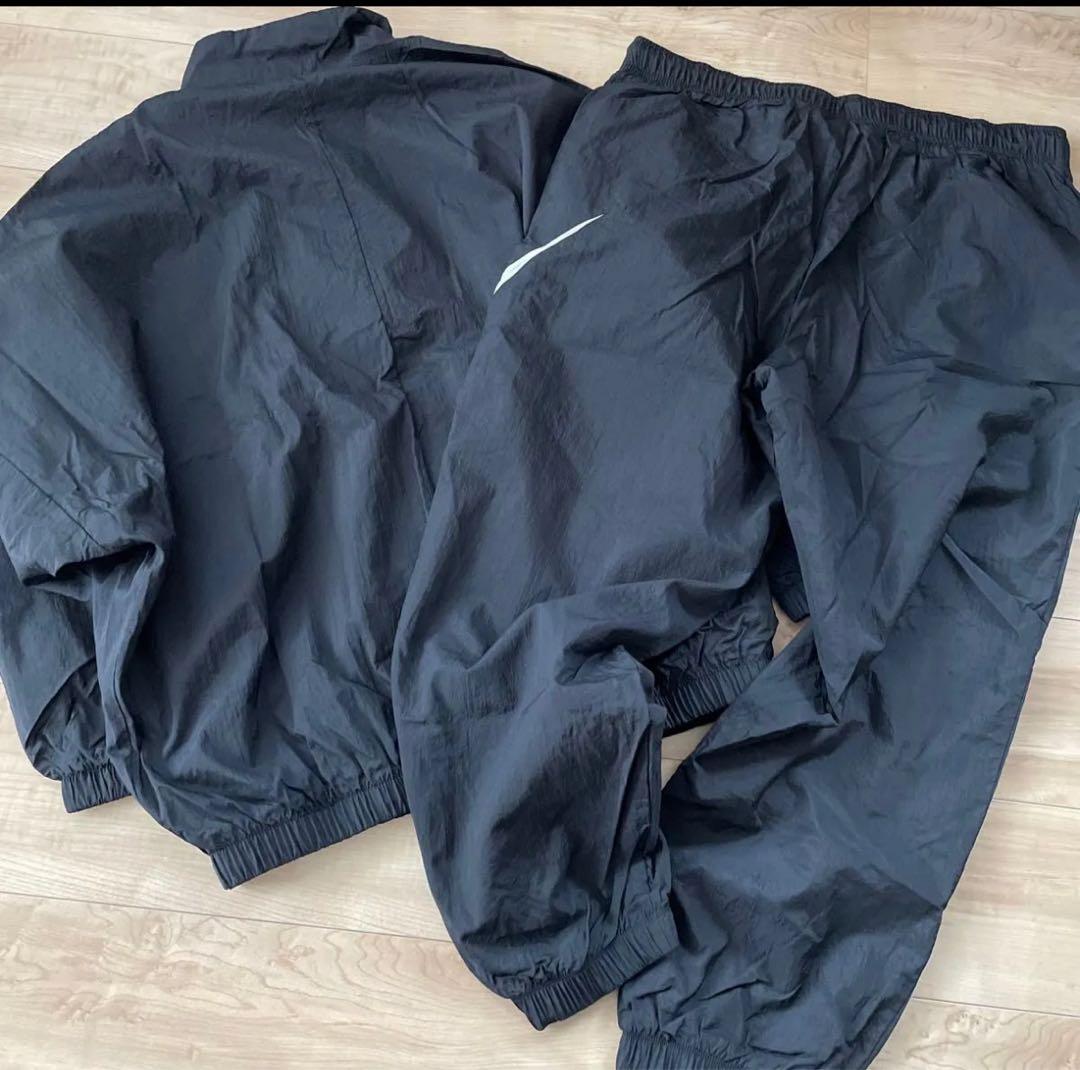 ナイキ　レディース　ウィンドブレーカー　上下セットアップ　ブラック　黒　 XL
