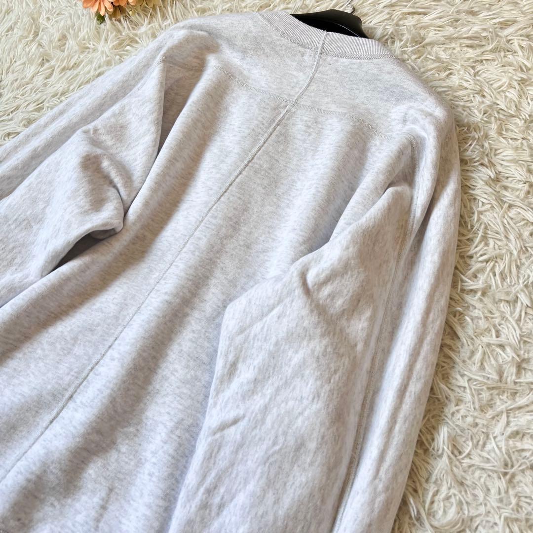 BLAMINK ブラミンク 吊 裏毛 ロゴ ロング スリーブ スウェット グレー