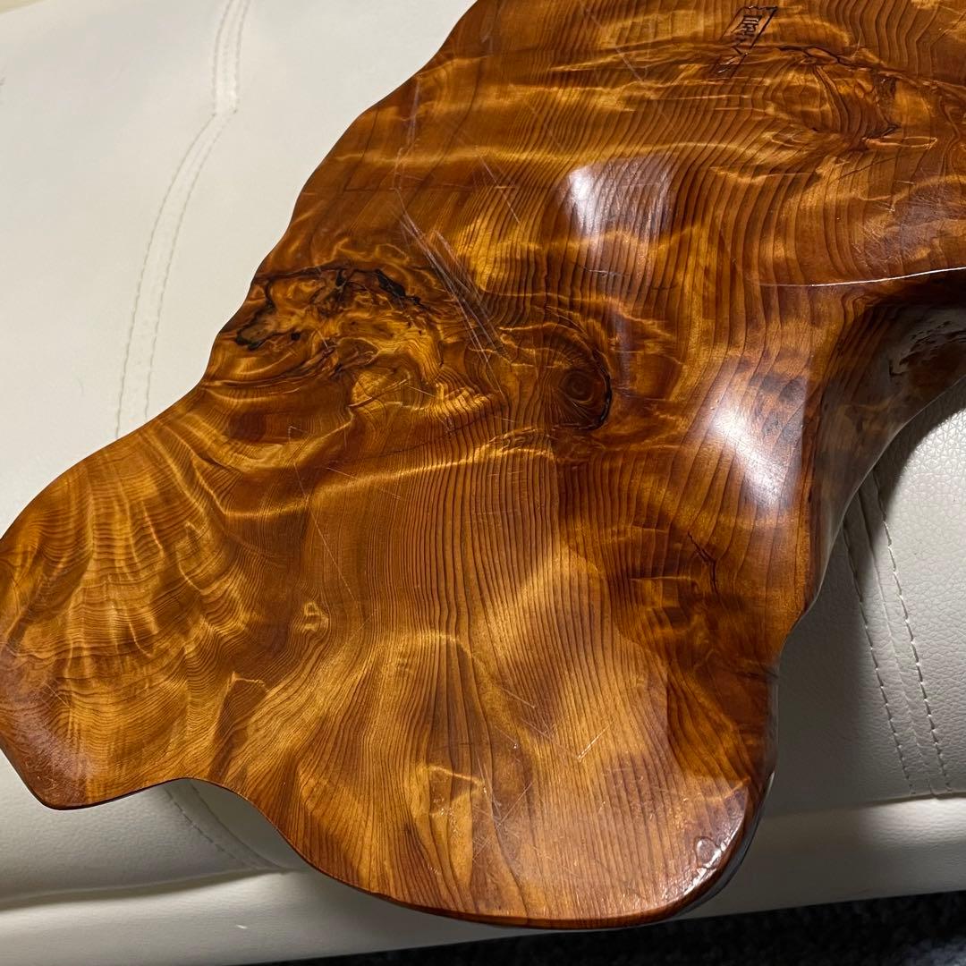 屋久杉台座 花台 飾り台 工芸品 置台 希少置き台 世界遺産 生け花 屋久島