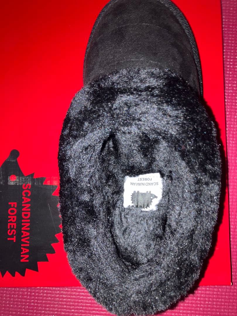 SCANDINAVIAN FOREST ブラックムートンブーツ