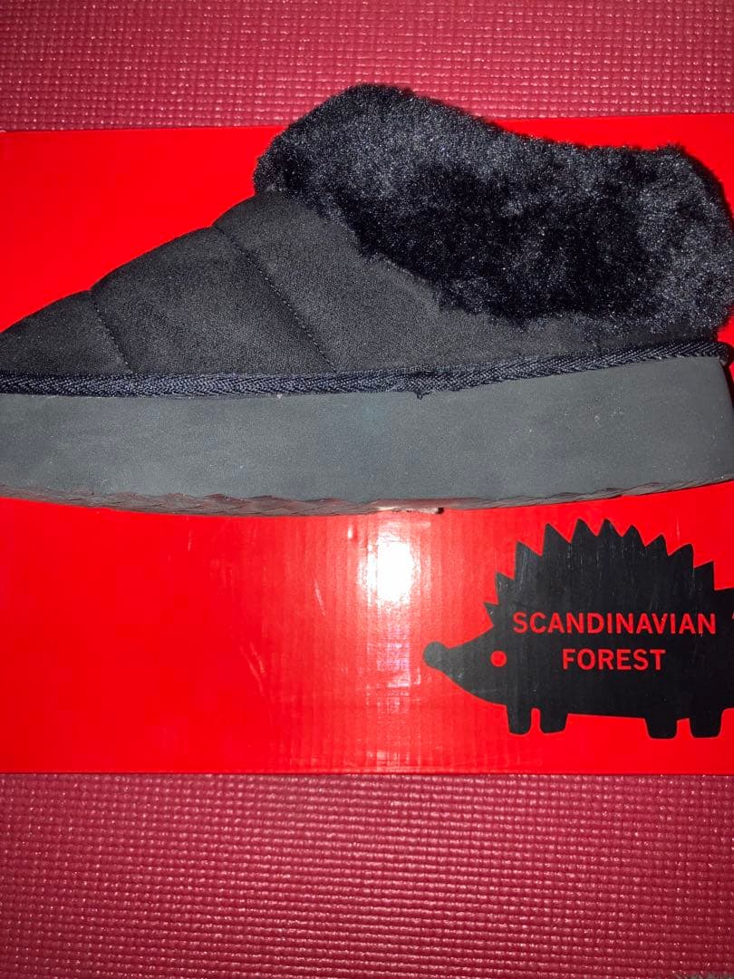 SCANDINAVIAN FOREST ブラックムートンブーツ