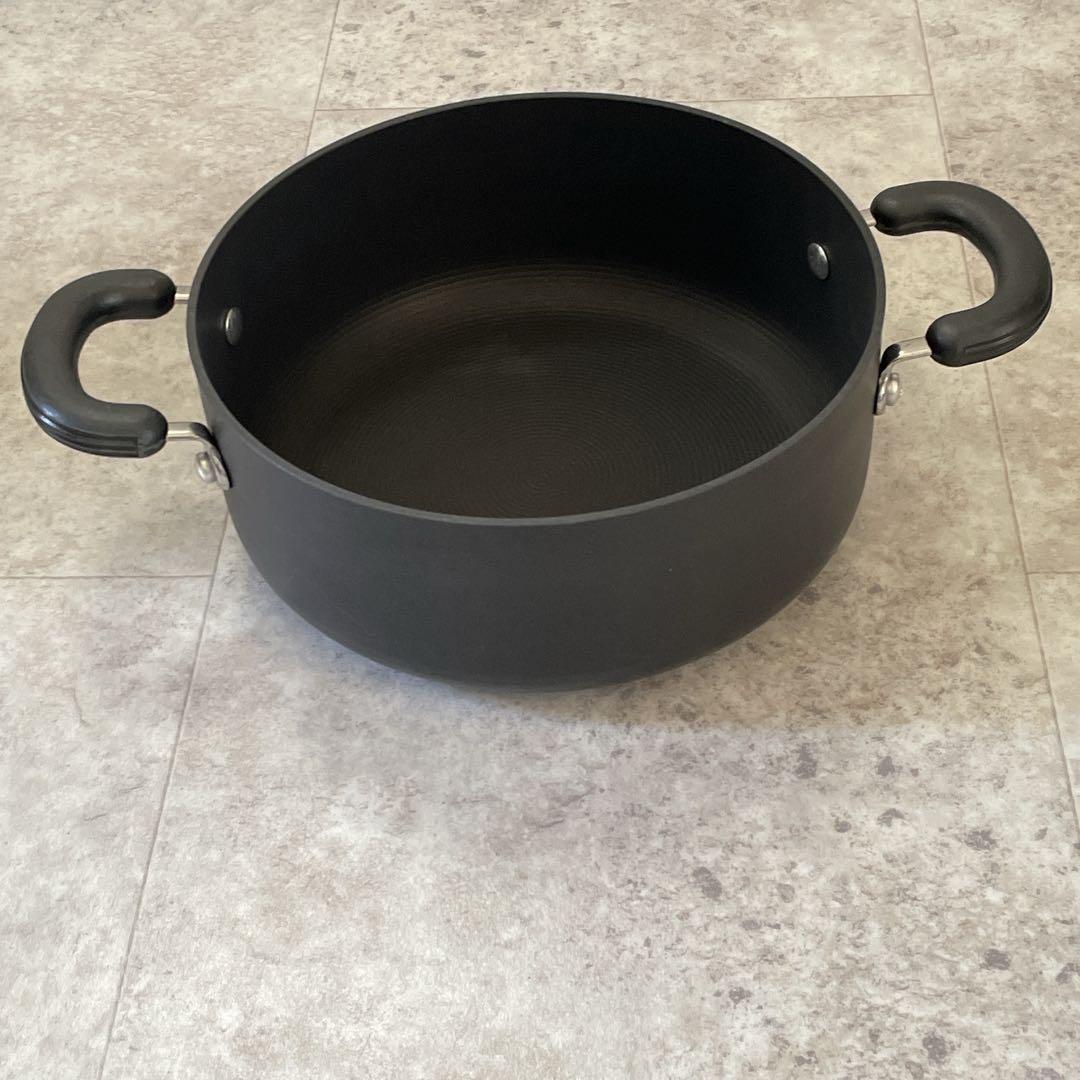 美品◆ マイヤー サーキュロン2 両手 浅型鍋 24cm meyer フッ素樹脂