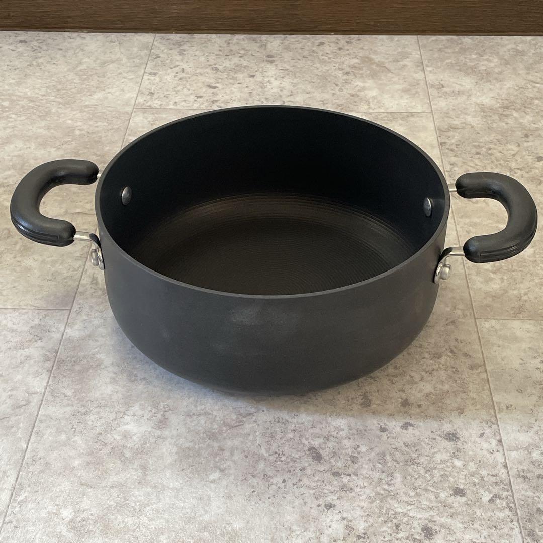 美品◆ マイヤー サーキュロン2 両手 浅型鍋 24cm meyer フッ素樹脂