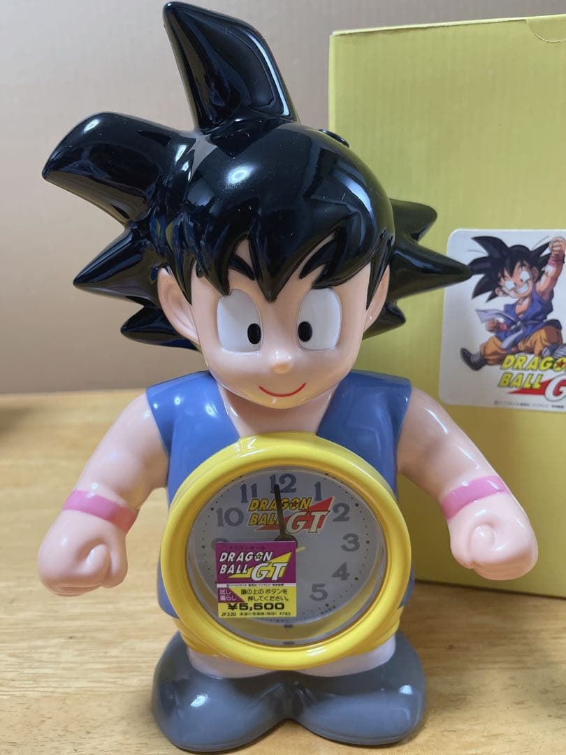 未使用保管品 ドラゴンボールGT孫悟 空時計 目覚まし時計