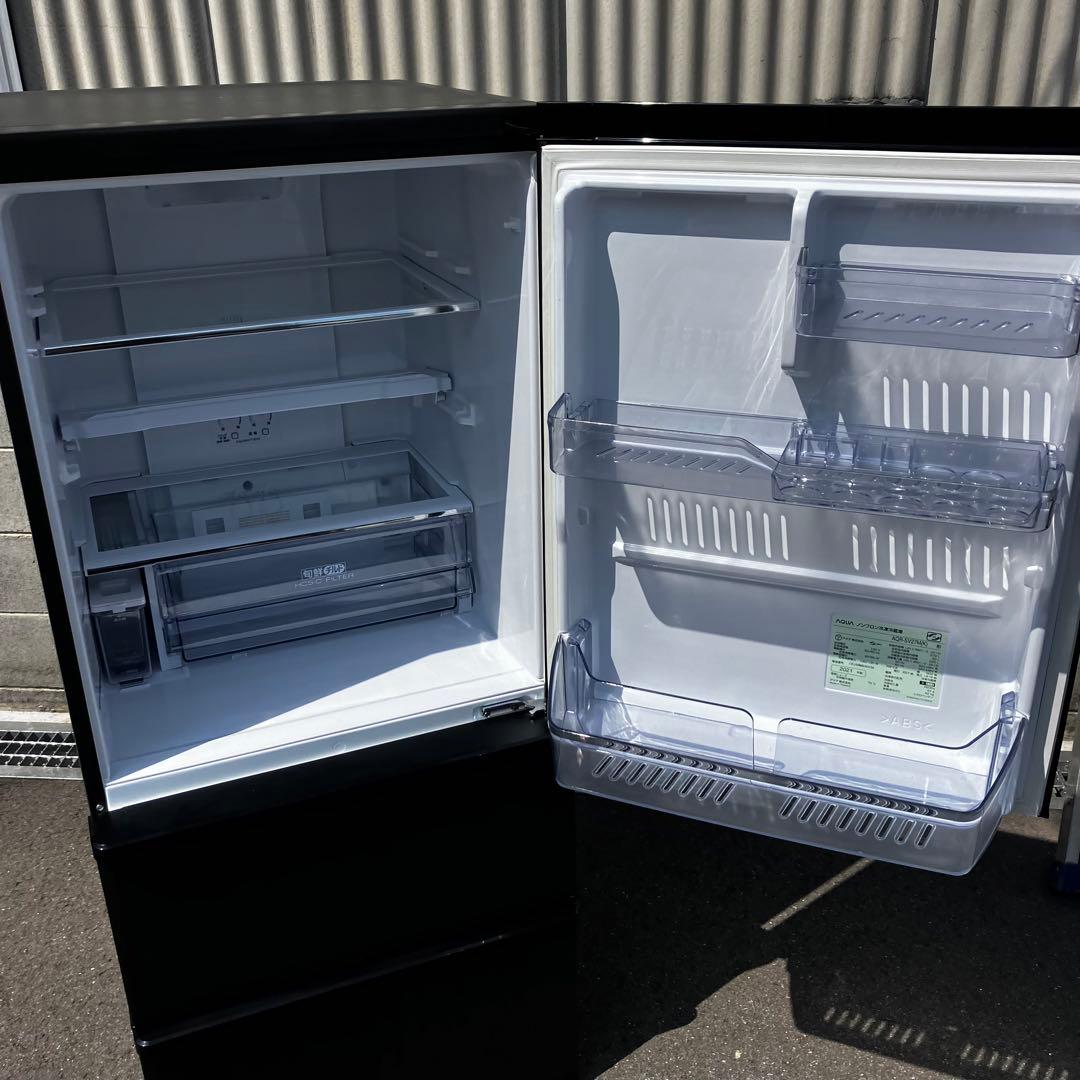 AQUA 3ドア冷蔵庫 AQR-SV27M ブラック