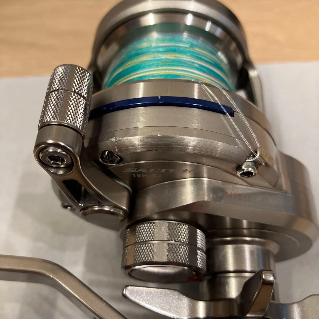 ダイワ　ソルティガ15HーSJ ベイトリール 中古