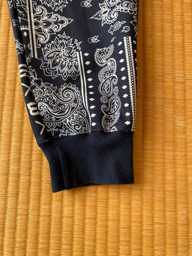 N724 DIVINER GOLF セットアップ ペイズリー ネイビー 総柄