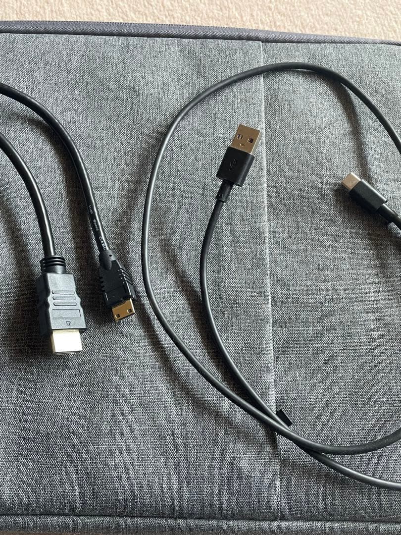 Elecife ポータブルモニター、ケース、ケーブルセット