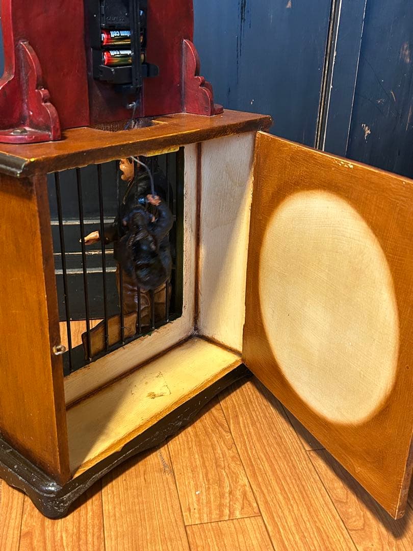 ローレル&ハーディ⭐︎モンキーマントルピース置き時計　アンティーク