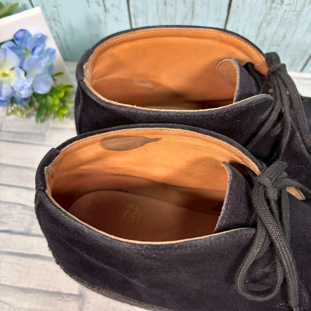 『SANDERS』サンダース(26cm)チャッカブーツ GB7 英国製 スエード