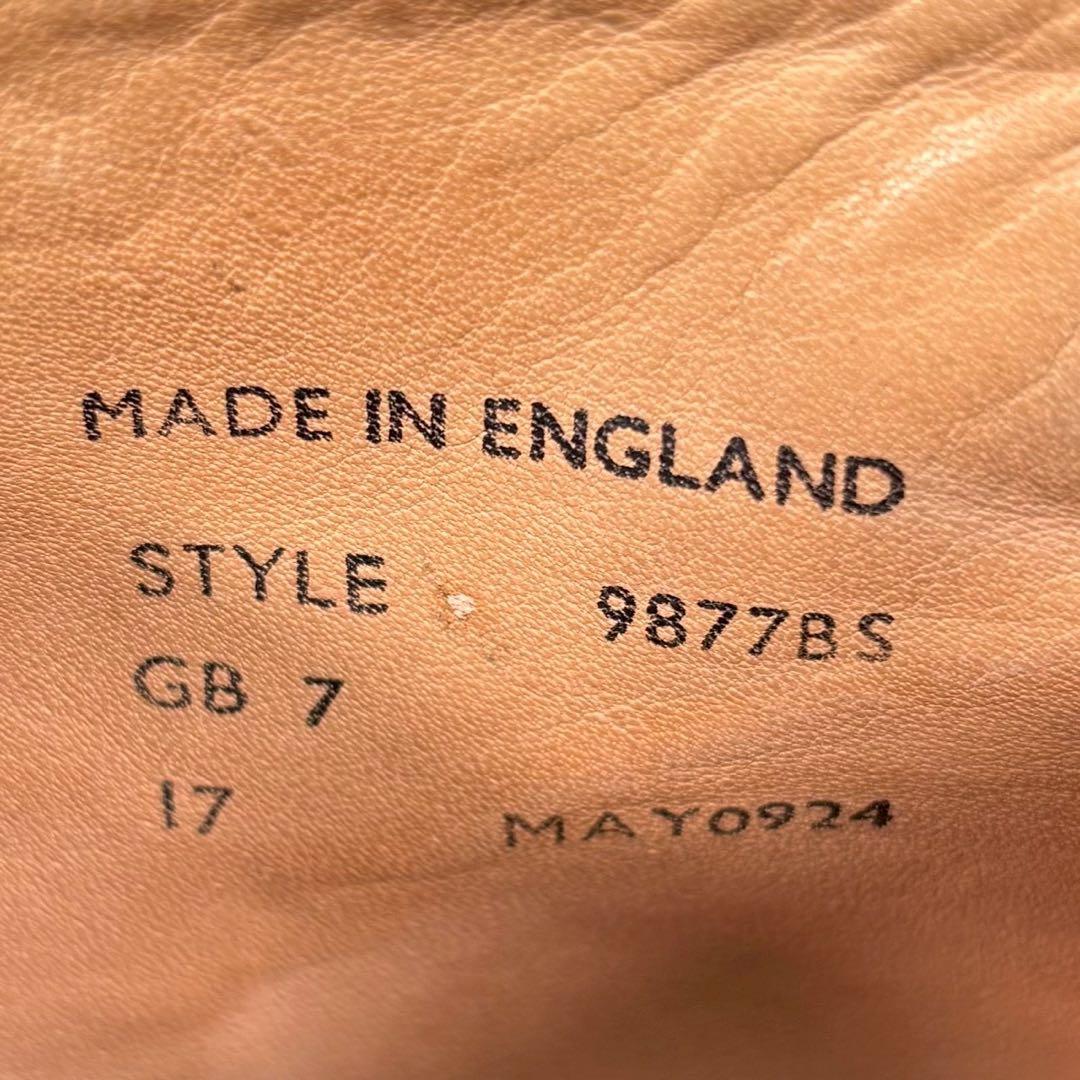 『SANDERS』サンダース(26cm)チャッカブーツ GB7 英国製 スエード