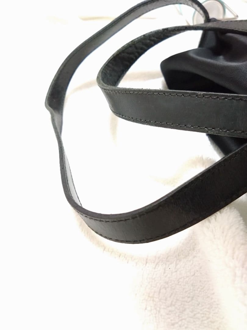 PRADA ブラック ナイロン トートバッグ