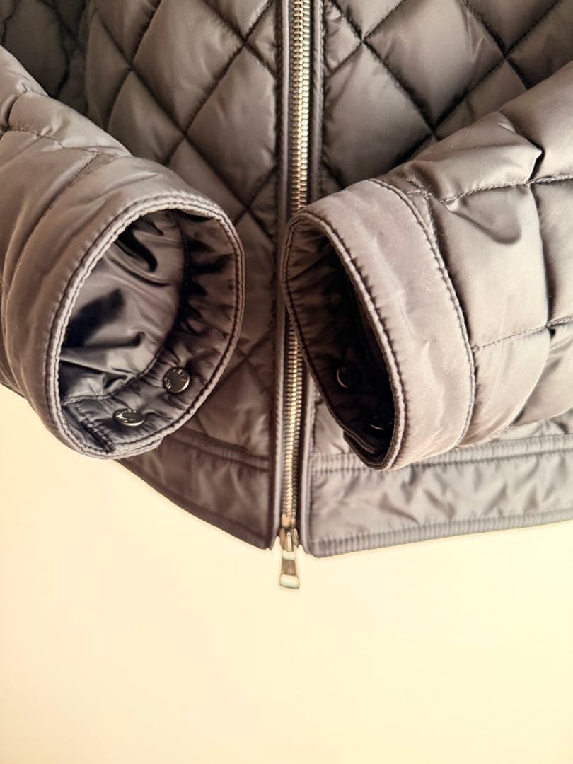 モンクレール BREITMAN ライダース ダウンジャケット 黒　サイズ 4