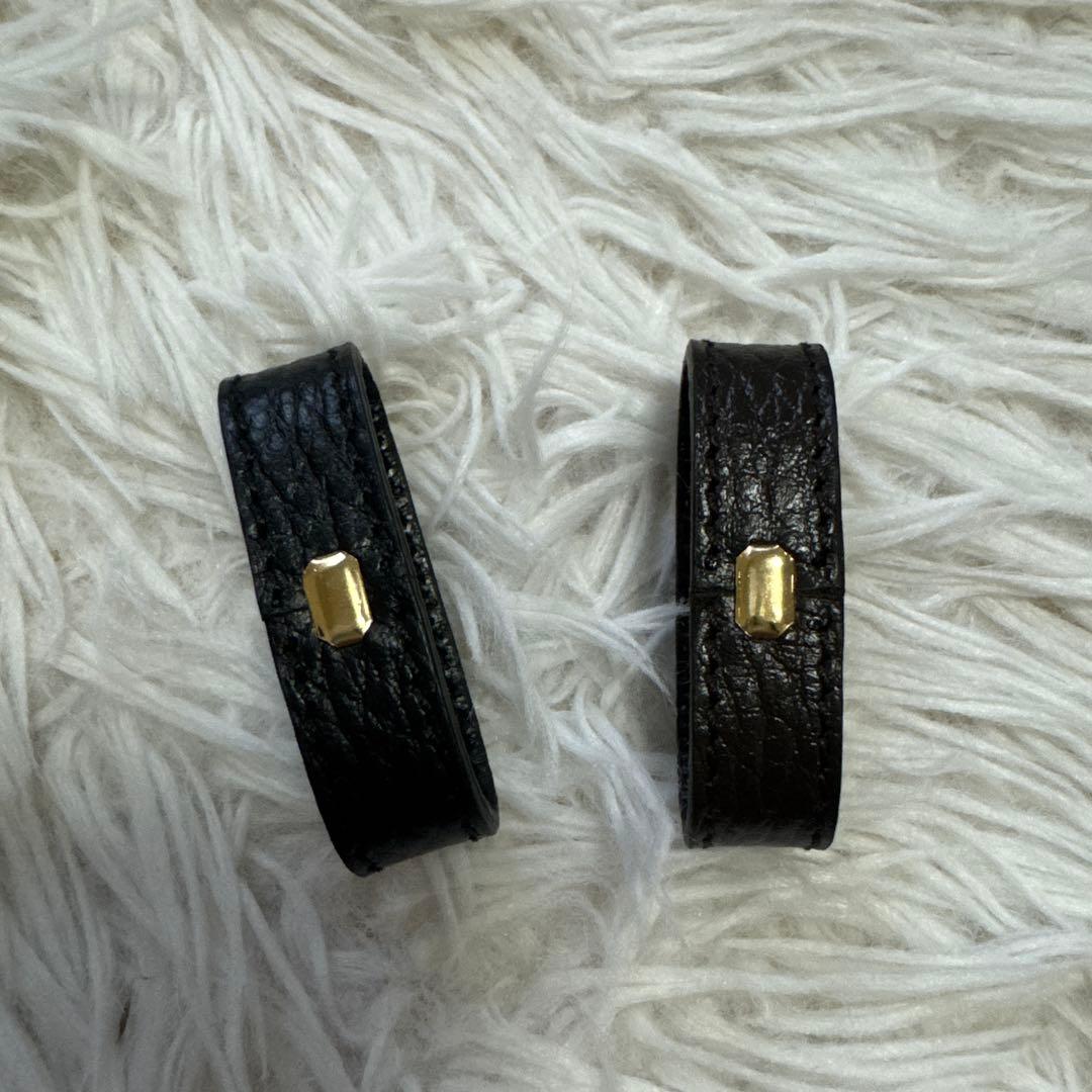 猫*派様 GUCCI レザー GGロゴ ベルト黒茶リバーシブル　付属品付