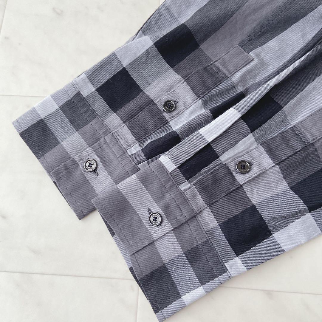 ✨美品✨バーバリーロンドン✨メガチェック　長袖シャツ　サイズ44 レディース