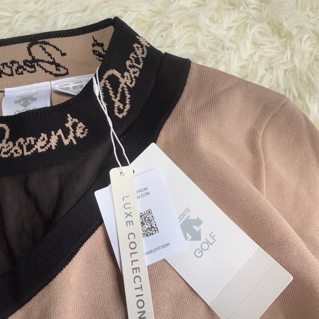 【デサントゴルフリュクス】新品タグ付✨セットアップニット スカート Lサイズ