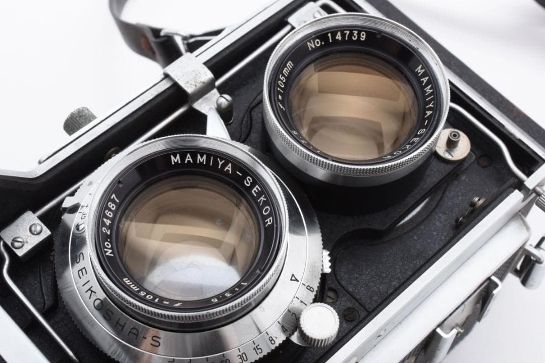★極美品★マミヤ C22 105mm f3.5・180mmf1.5 #1057