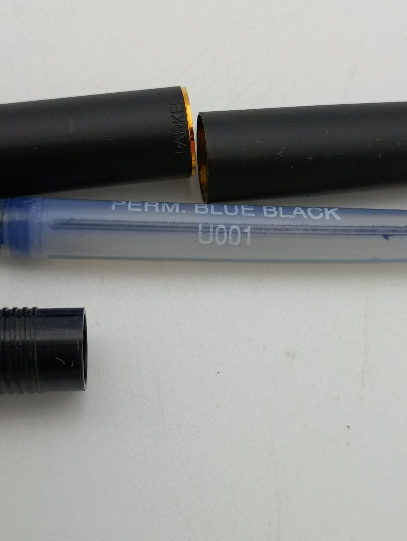 パーカー　ソネット　万年筆　14K　585　マットブラック　ゴールド　フランス製
