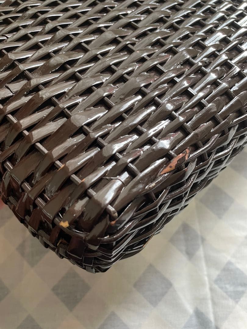 FENDI フェンディ かご トートバッグ ダークブラウン ズッカ柄