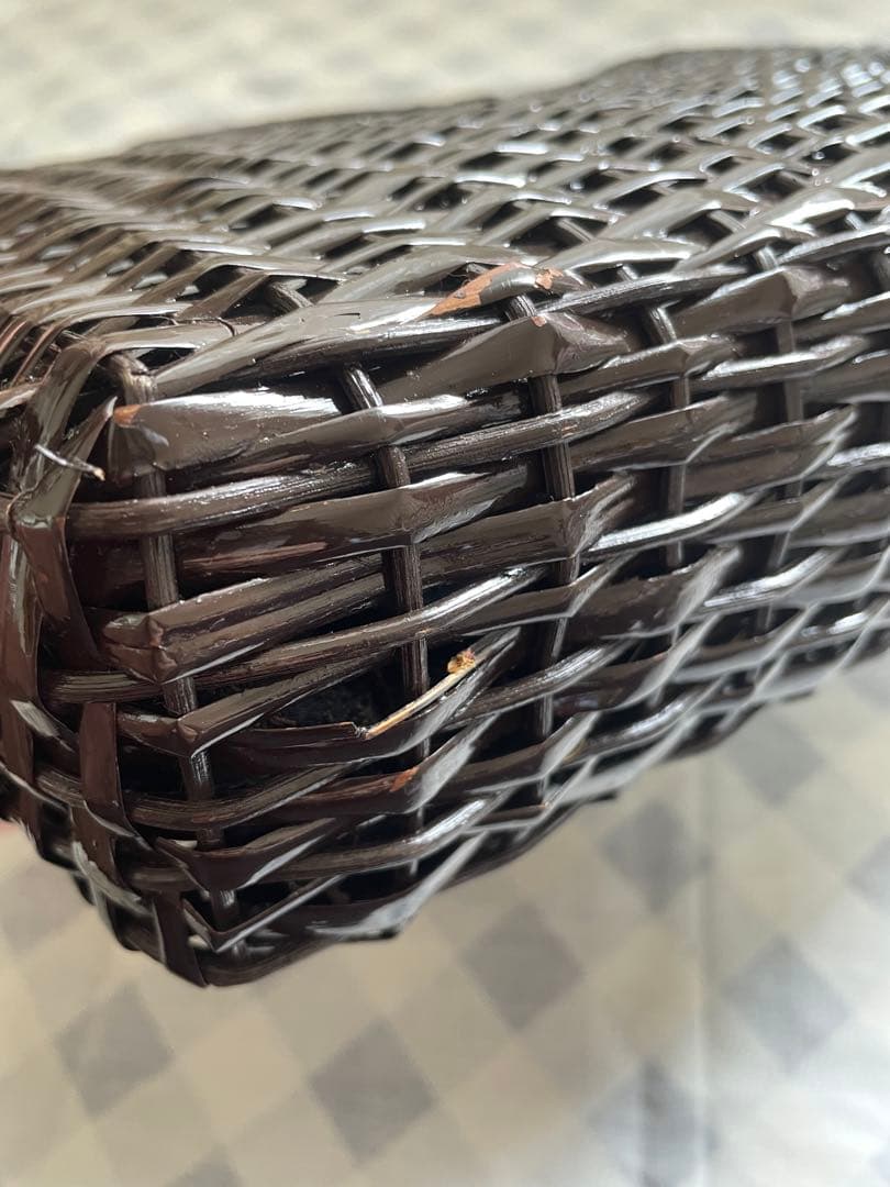 FENDI フェンディ かご トートバッグ ダークブラウン ズッカ柄