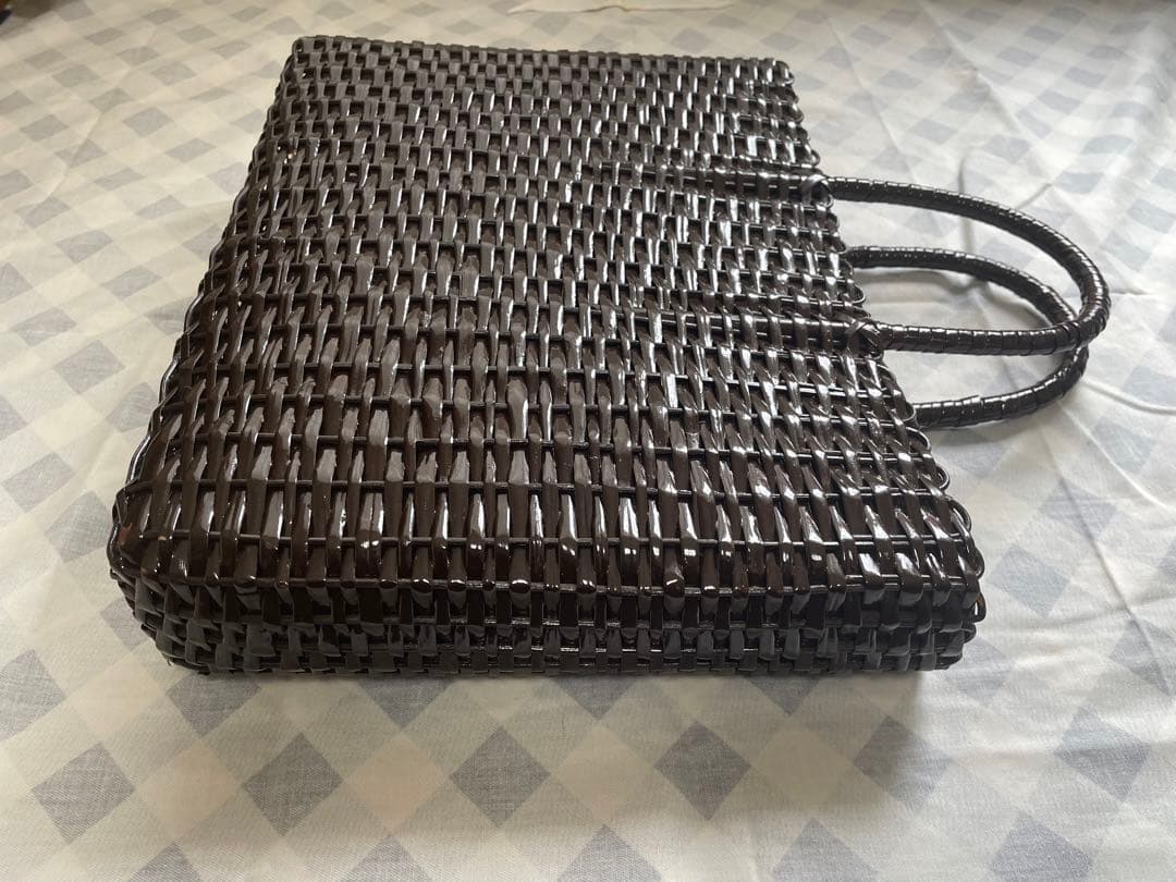 FENDI フェンディ かご トートバッグ ダークブラウン ズッカ柄