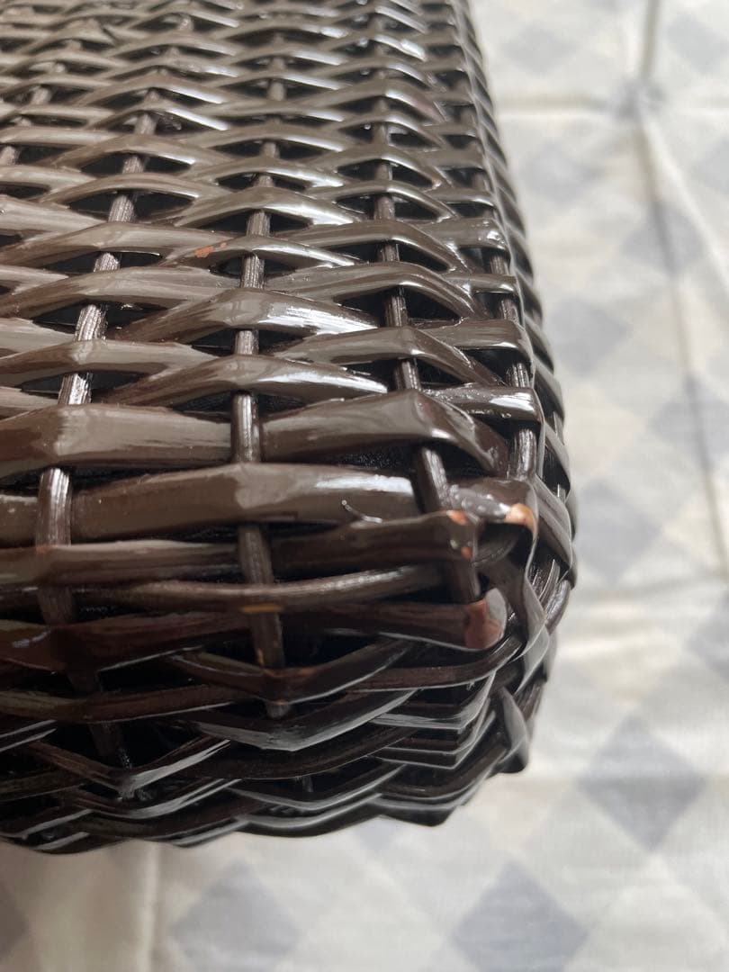 FENDI フェンディ かご トートバッグ ダークブラウン ズッカ柄