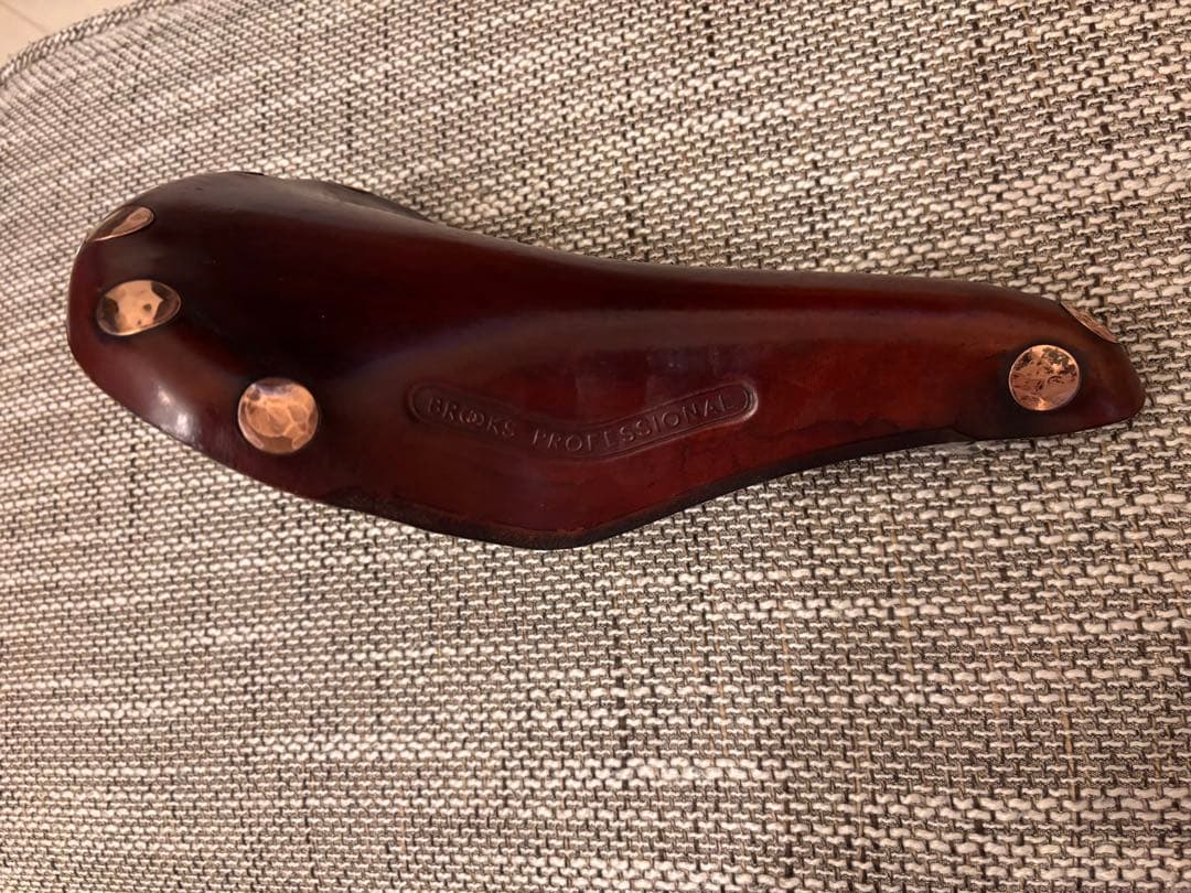 ブルックス　革サドル　チームプロフェッショナル　レザー　ブラウン　BROOKS