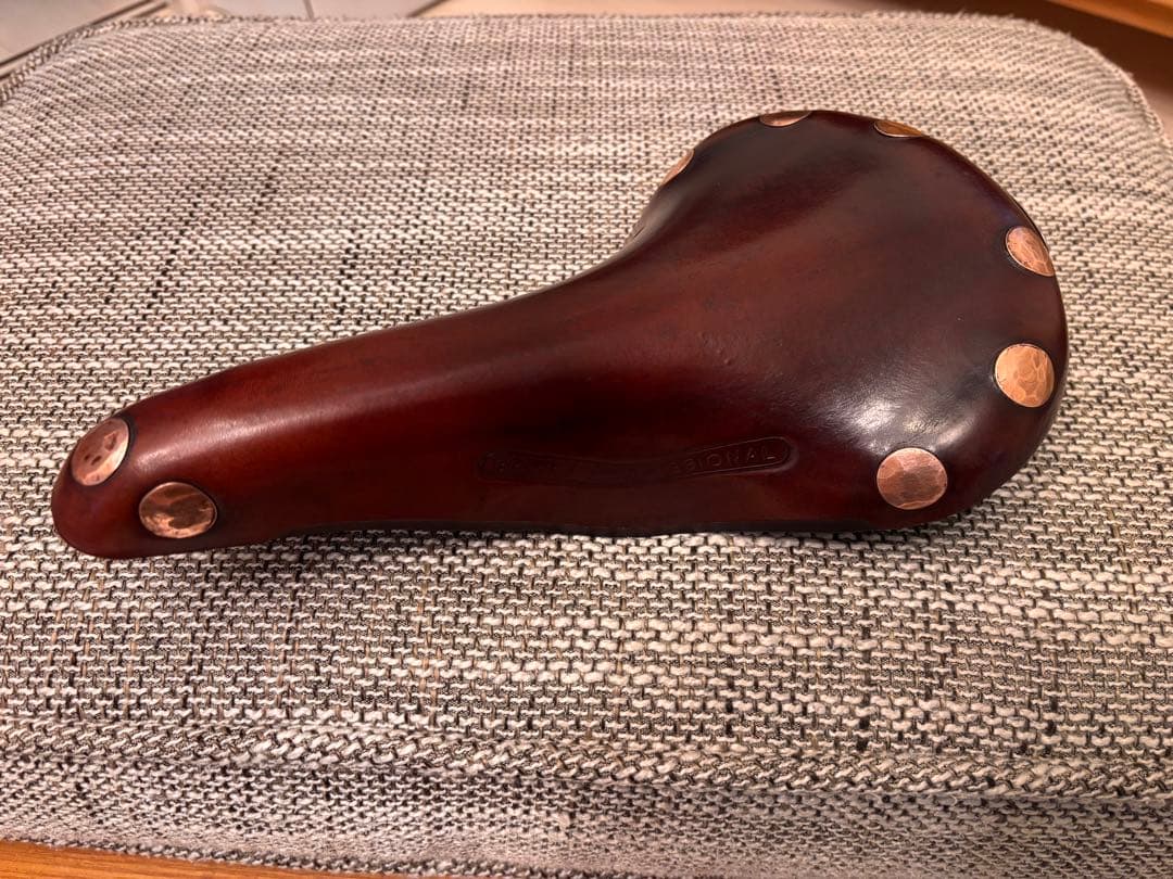 ブルックス　革サドル　チームプロフェッショナル　レザー　ブラウン　BROOKS