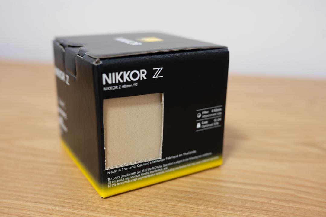 レンズ(単焦点) NIKKOR Z40mm f/2
