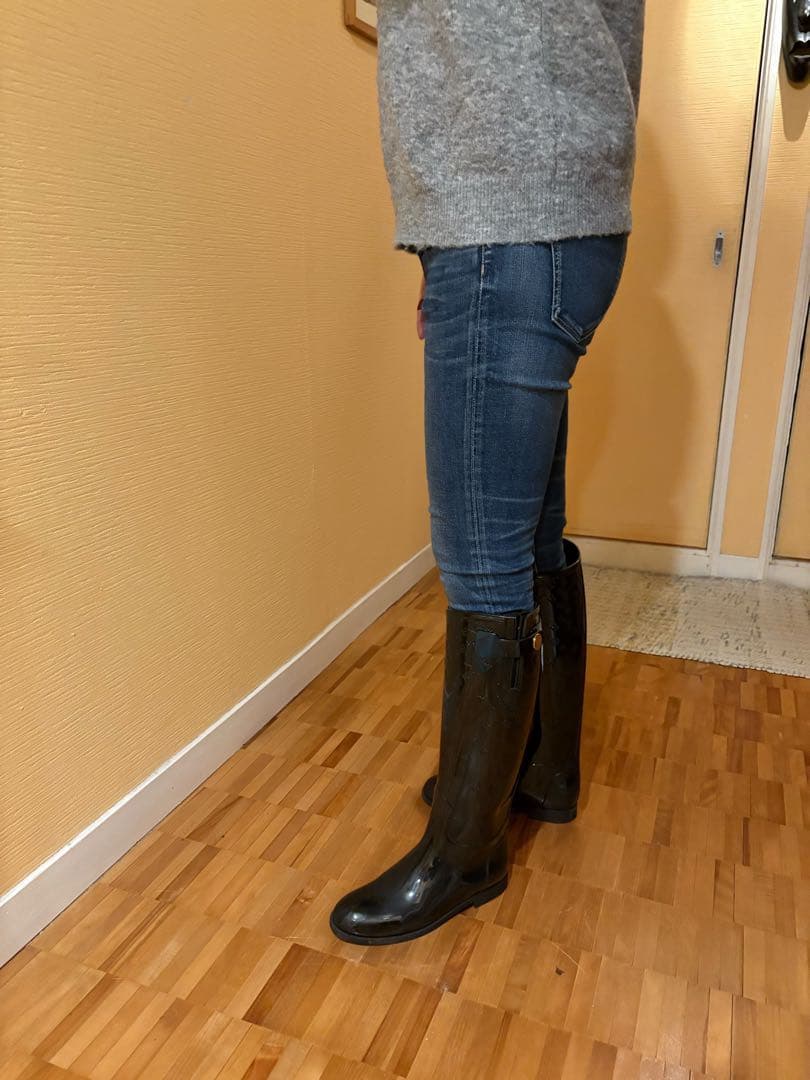 再お値下げ　ルイヴィトン　ロングレインブーツ　38